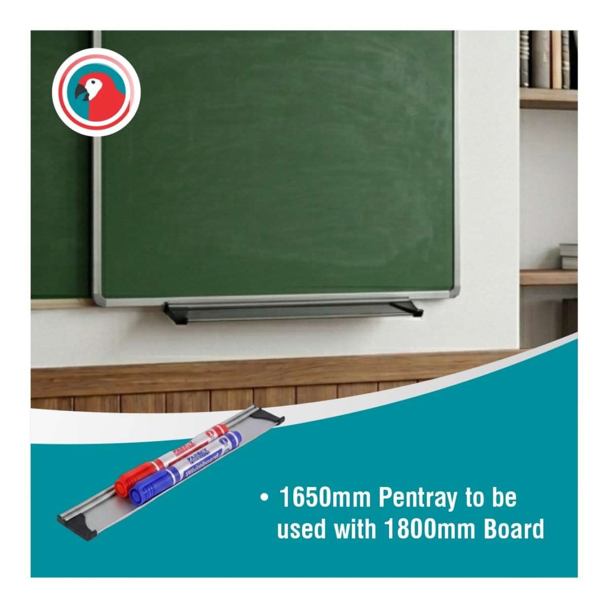 Parrot 1650mm Pentray for 1800mm Presentation Board AL0110C