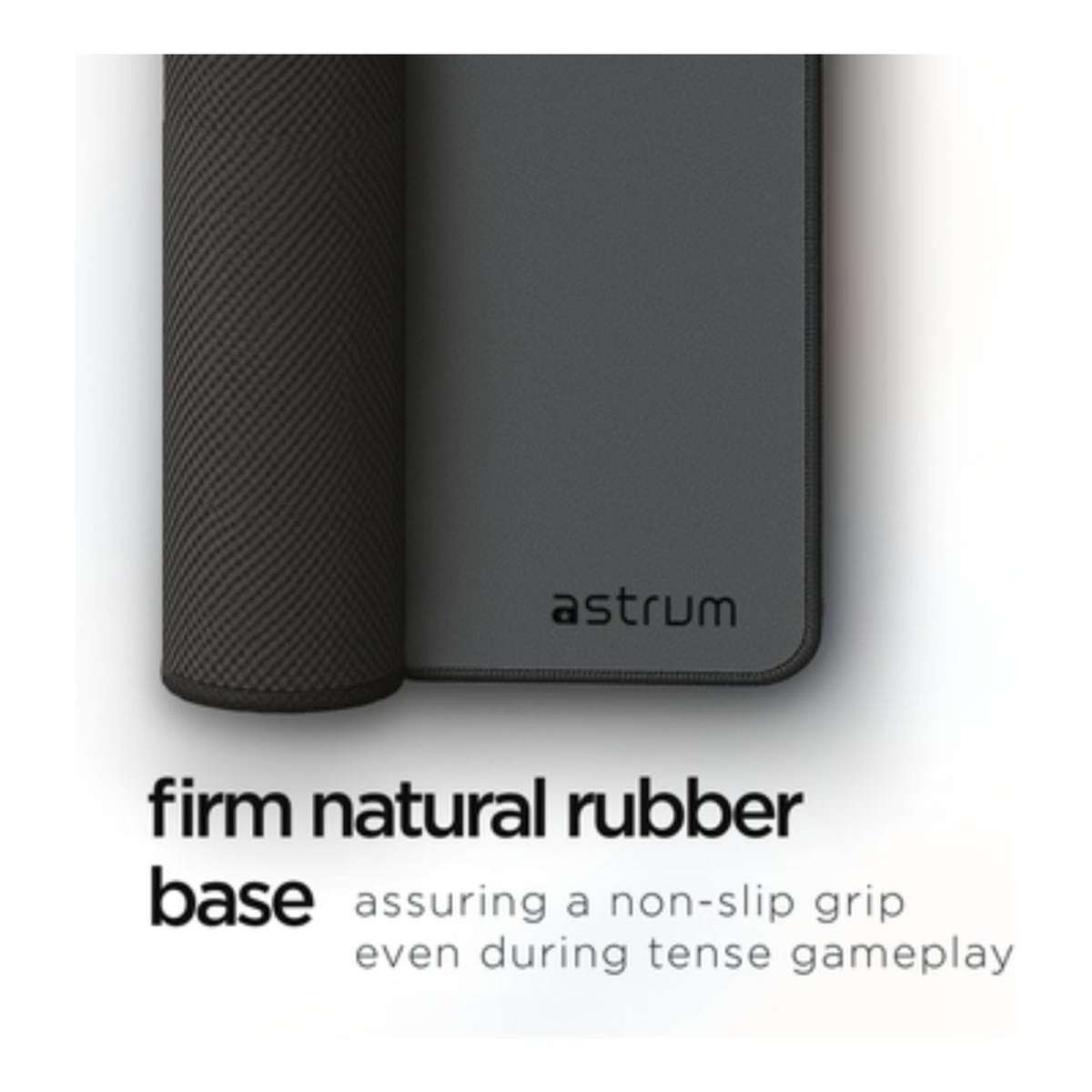 Astrum MP730G Large Desk Mat with Anti-Fray Stitched Edges & Rubber Base AMP730GG
