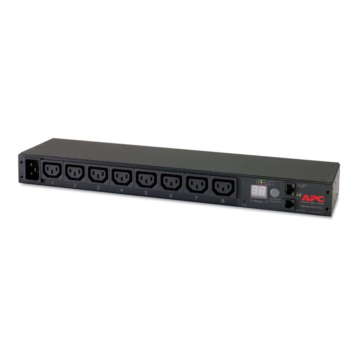 APC AP7821B 1U Rack Metered 16A 208/230V 8 x C13 Power Distribution Unit