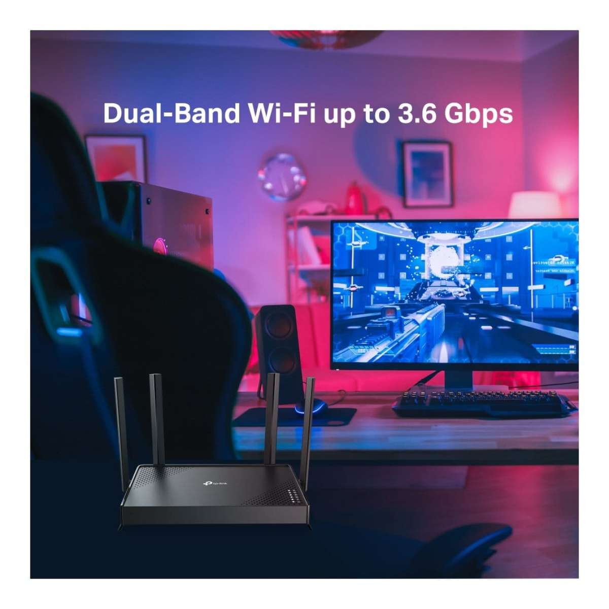 TP-Link Archer BE220 Dual-band Wireless Router Black