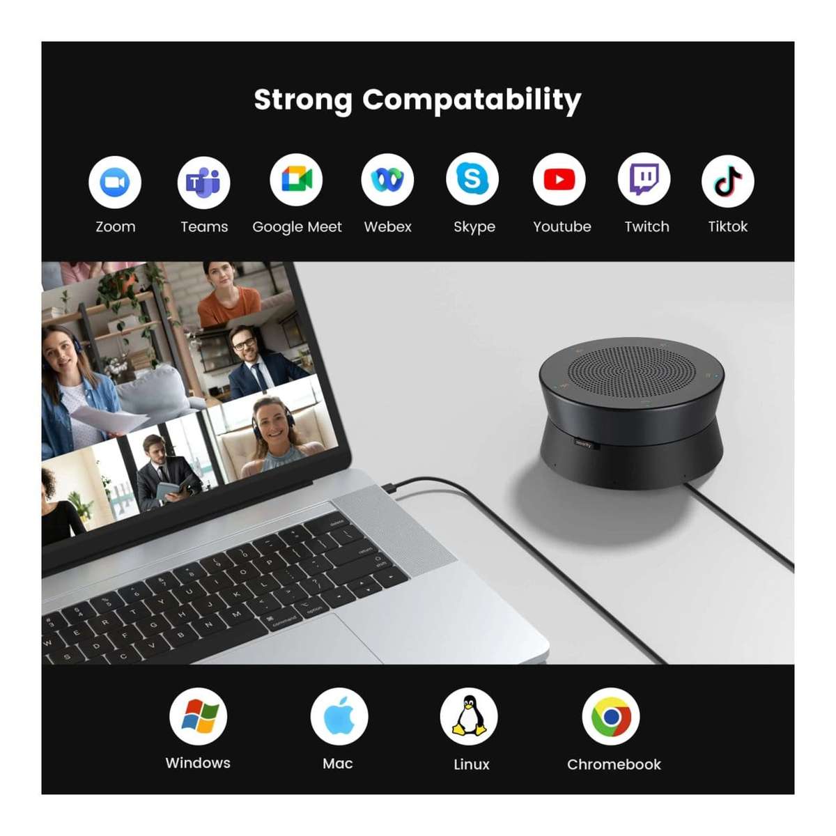 Nearity A20S USB Conference Speaker and Microphone AW-A20S