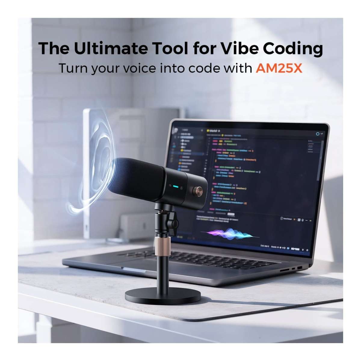 NearStream AM25X AI Noise-Canceling Condenser Microphone