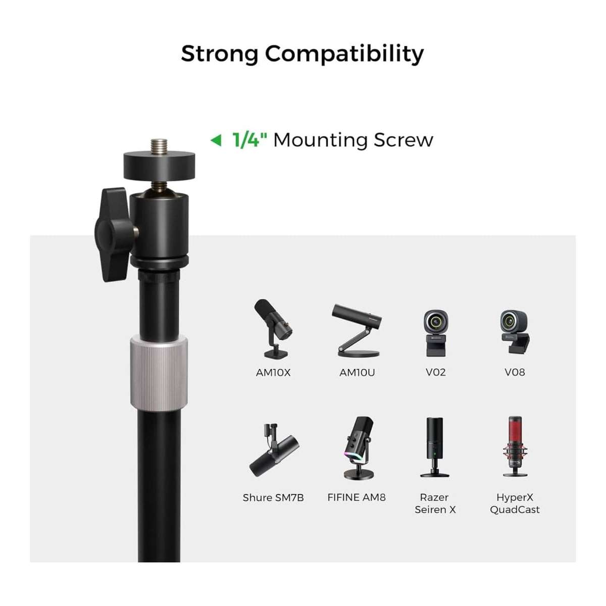 NearStream CZS01 Aluminum Webcam Stand with Base AW-CZS-01