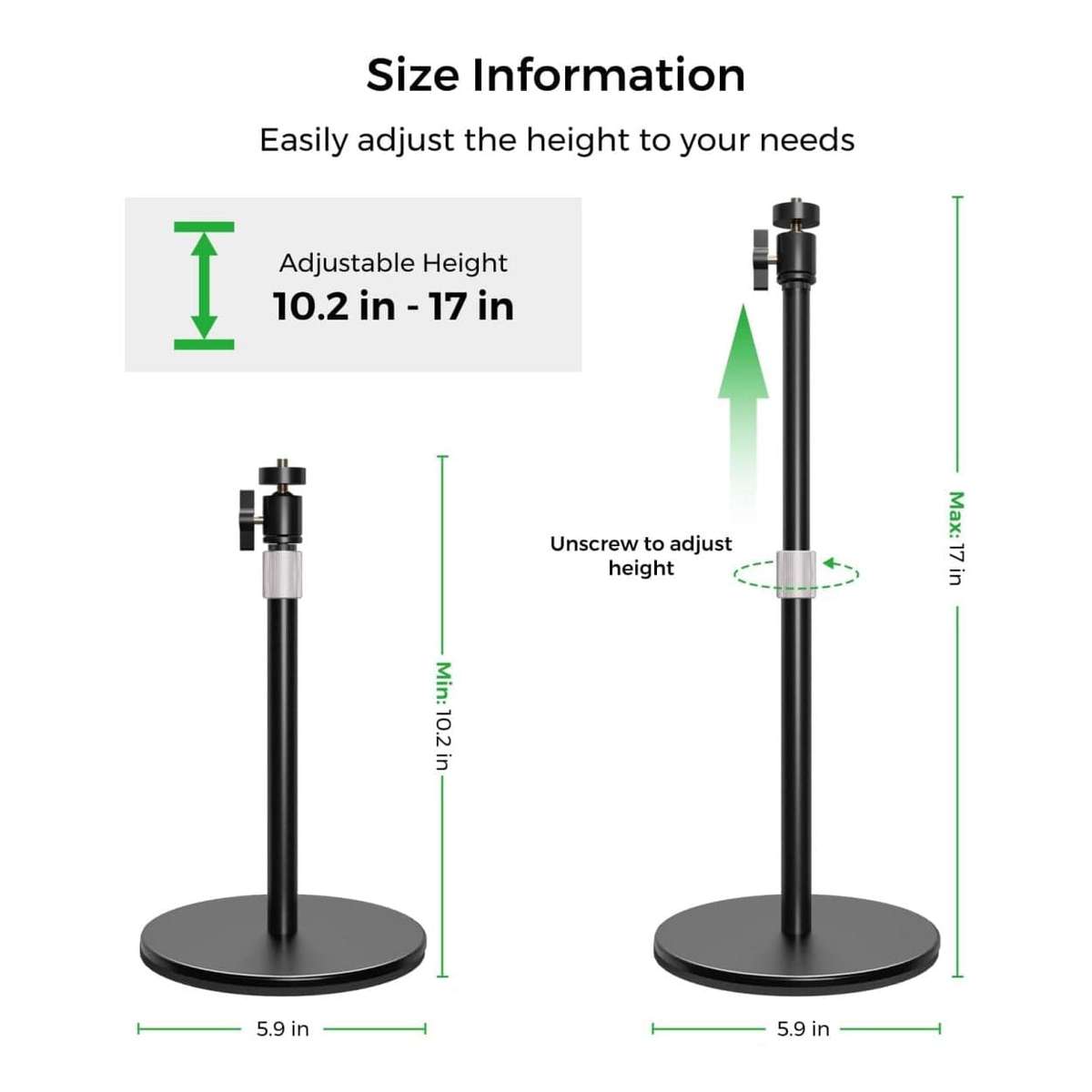 NearStream CZS01 Aluminum Webcam Stand with Base AW-CZS-01