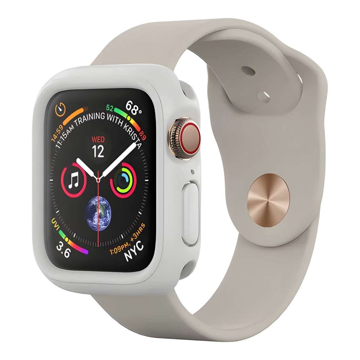 RhinoShield CrashGuard NX for 44mm Apple Watch - White AWC0112904