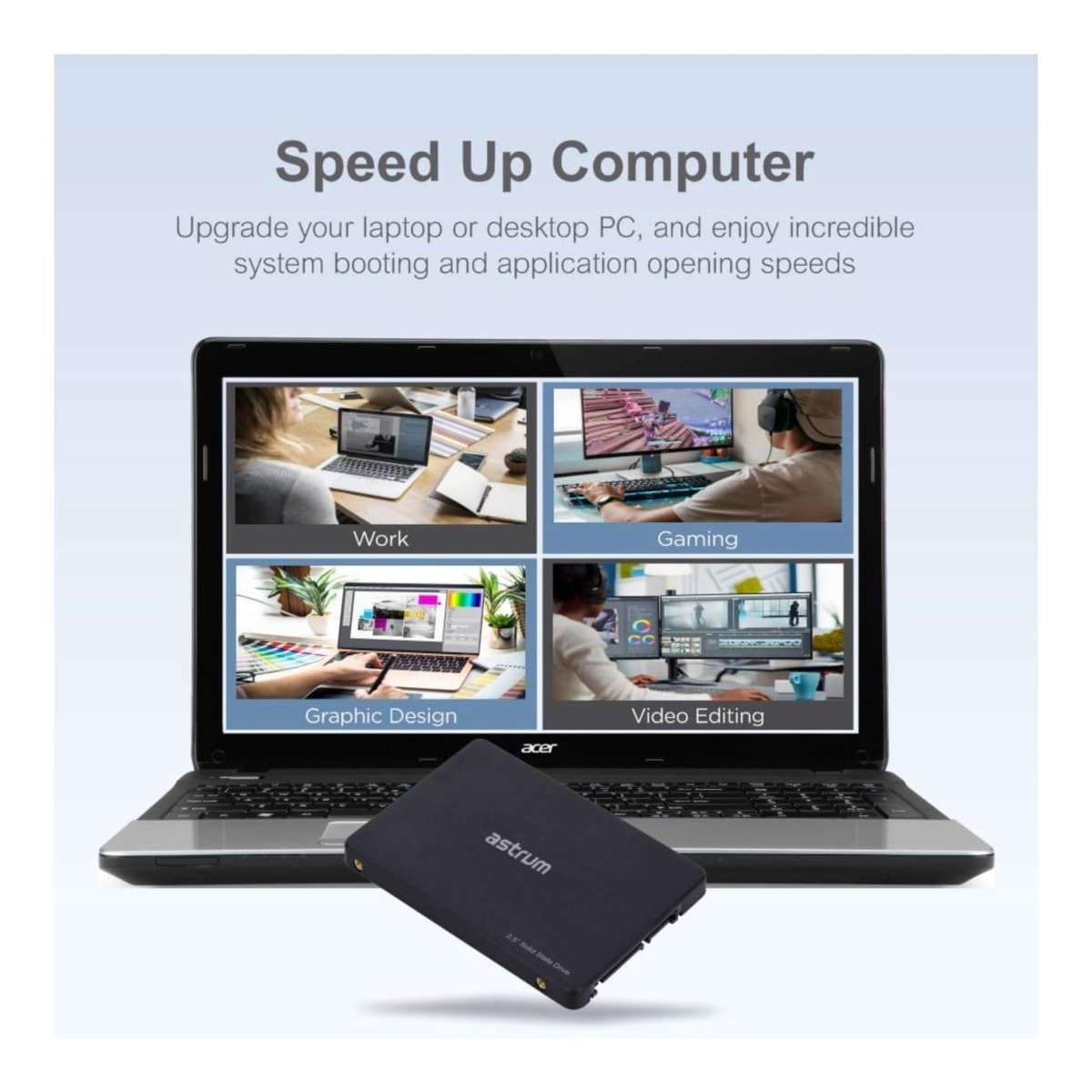 Astrum AX200XT 2.5-inch 2TB SATA3 Internal SSD