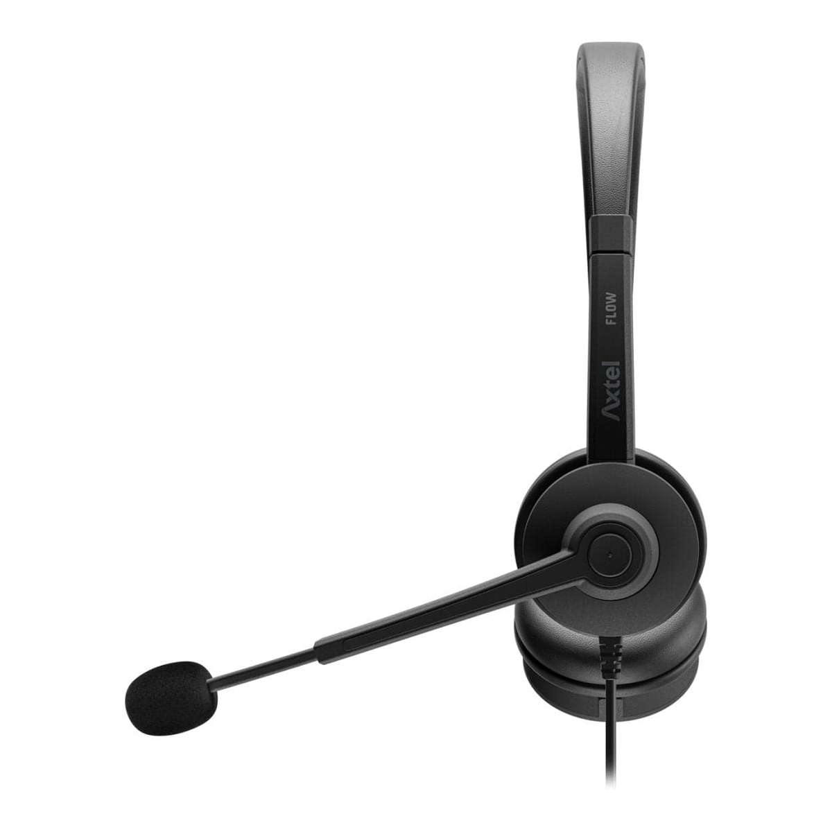 Axtel Flow UC Wired Stereo Headset Black AXH-FLOWUCD