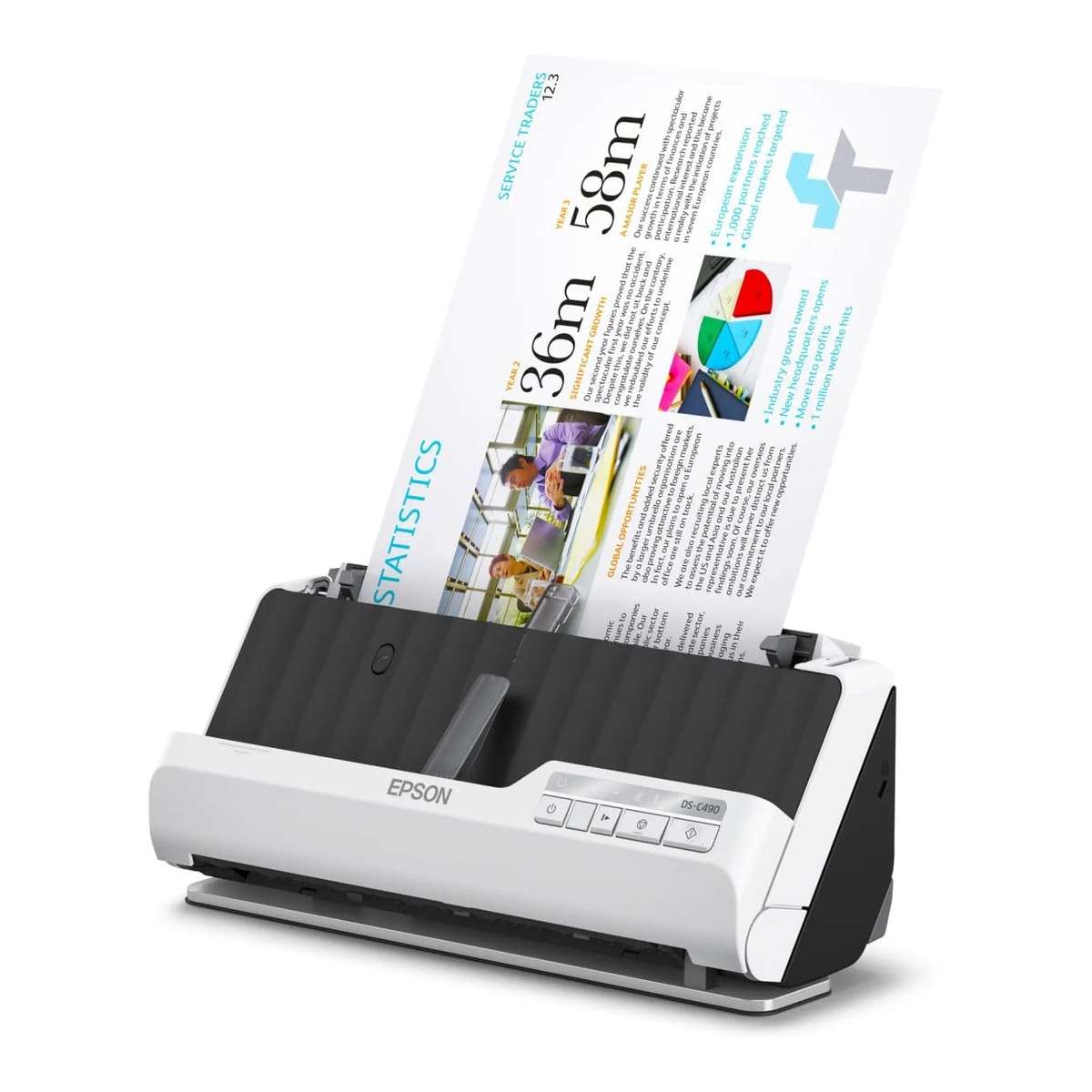 Epson DS-C490 A4 Compact Scanner B11B271402