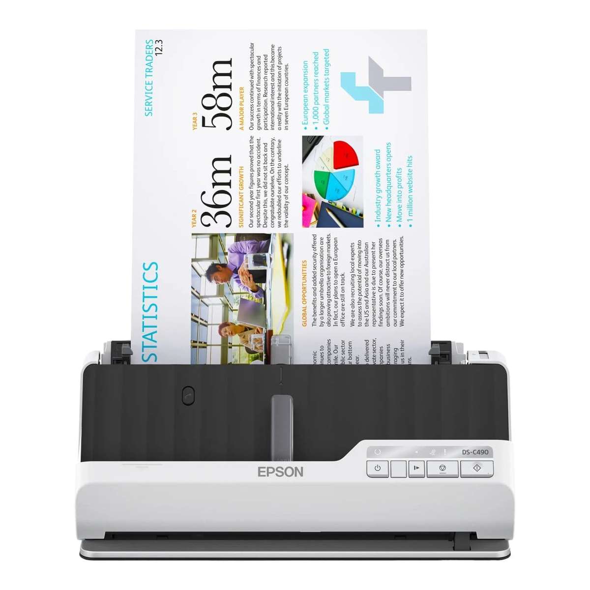 Epson DS-C490 A4 Compact Scanner B11B271402