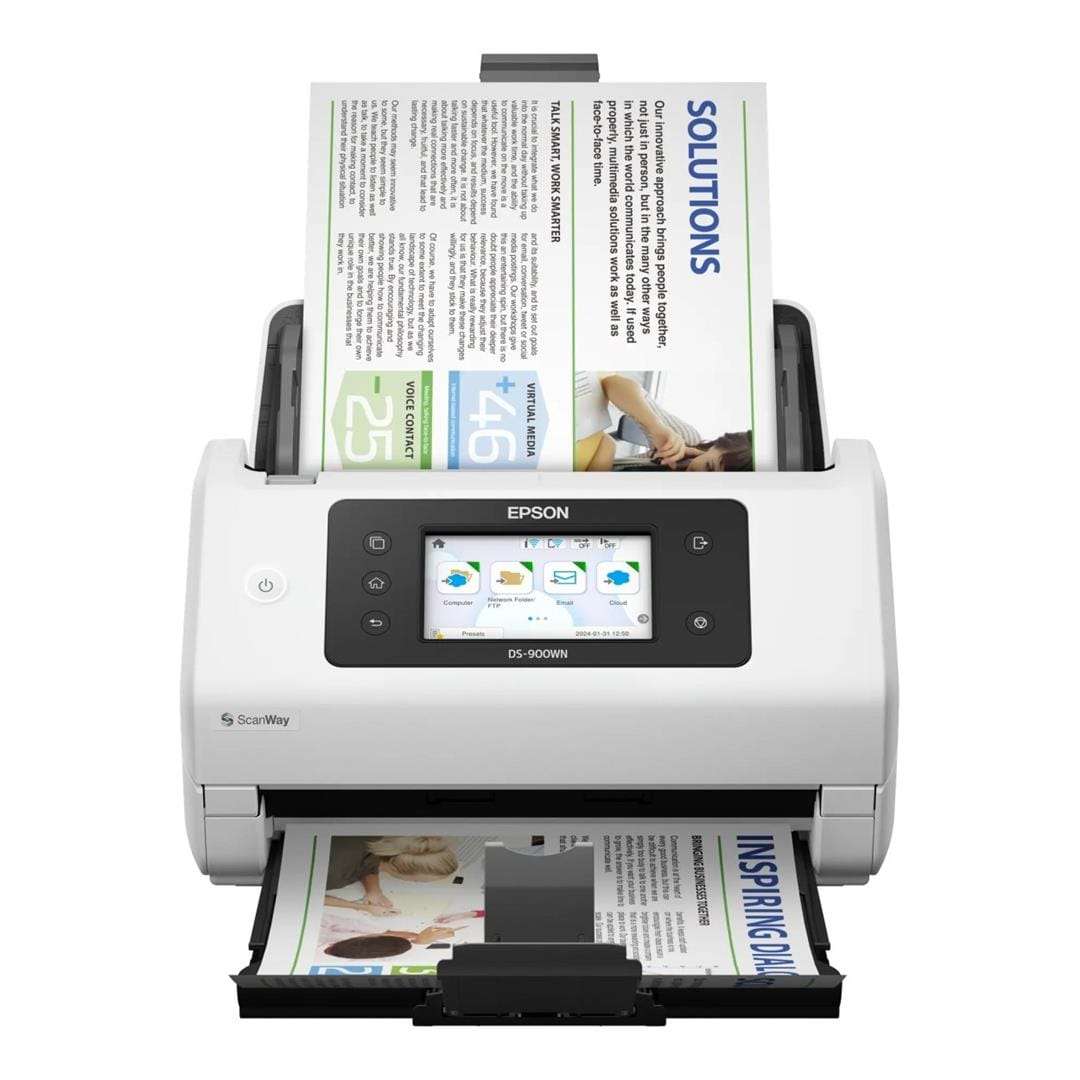 Epson WorkForce DS-900WN 600 DPI A4 Sheet-fed Scanner B11B276402
