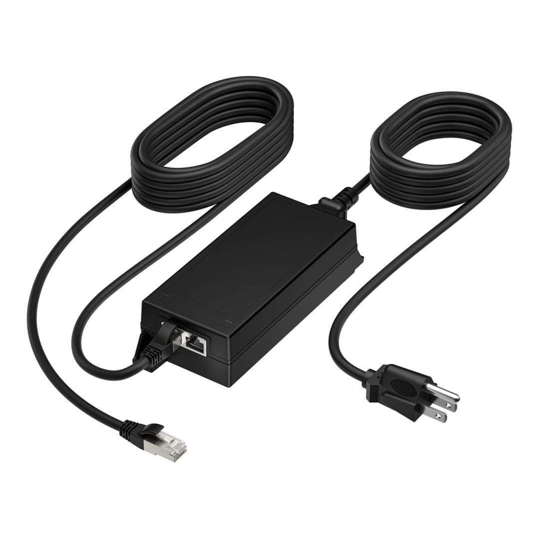 Poly PoE+ 65W 2.5G Adapter with CAT6A Network Cable 3.66m B5NH6AA