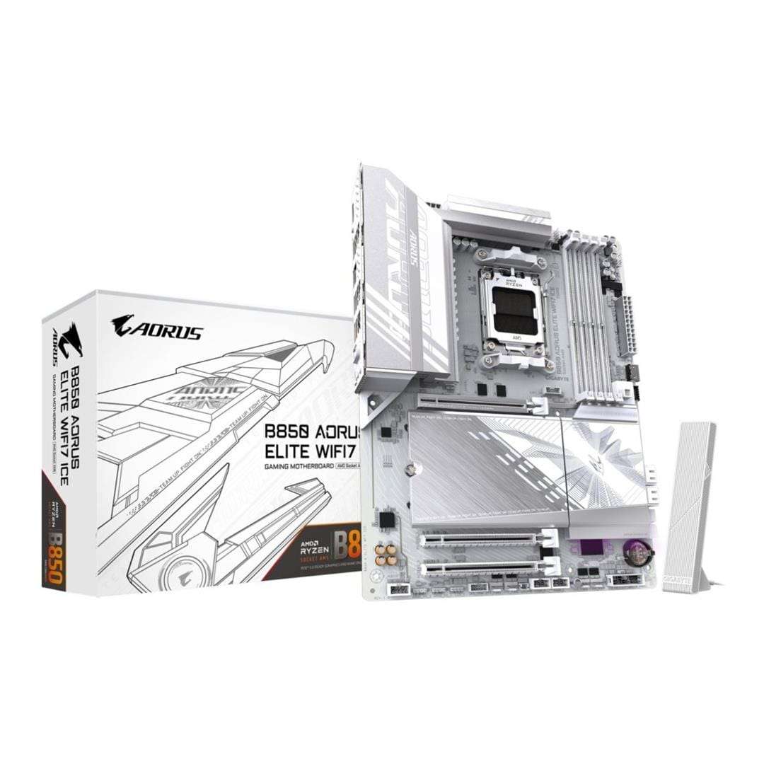 Gigabyte B850 AORUS Elite Wi-Fi 7 ICE Intel LGA 1851 ATX Motherboard