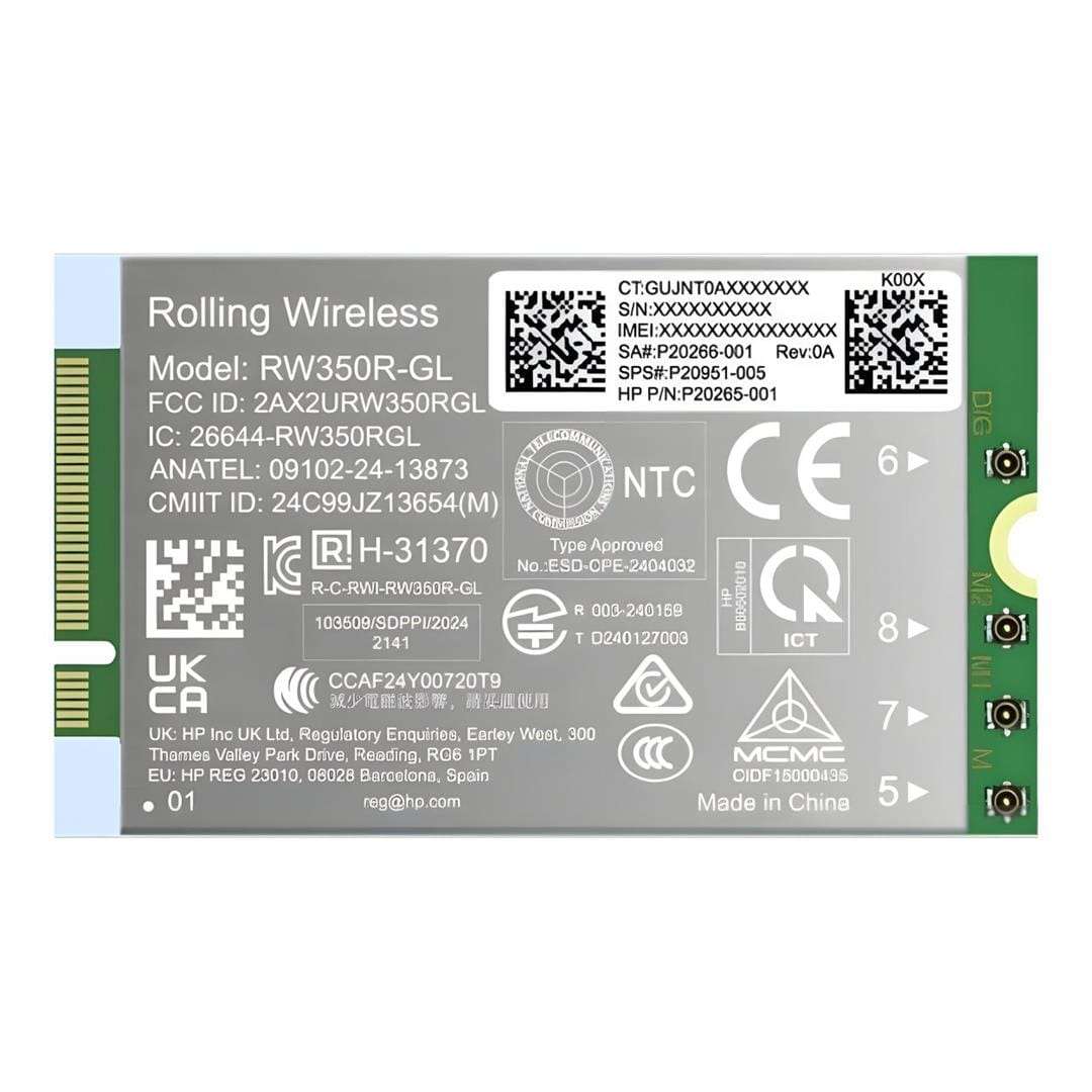 HP 4G LTE-Advanced Pro Cat19 WWAN Interface Card B8BD3AA