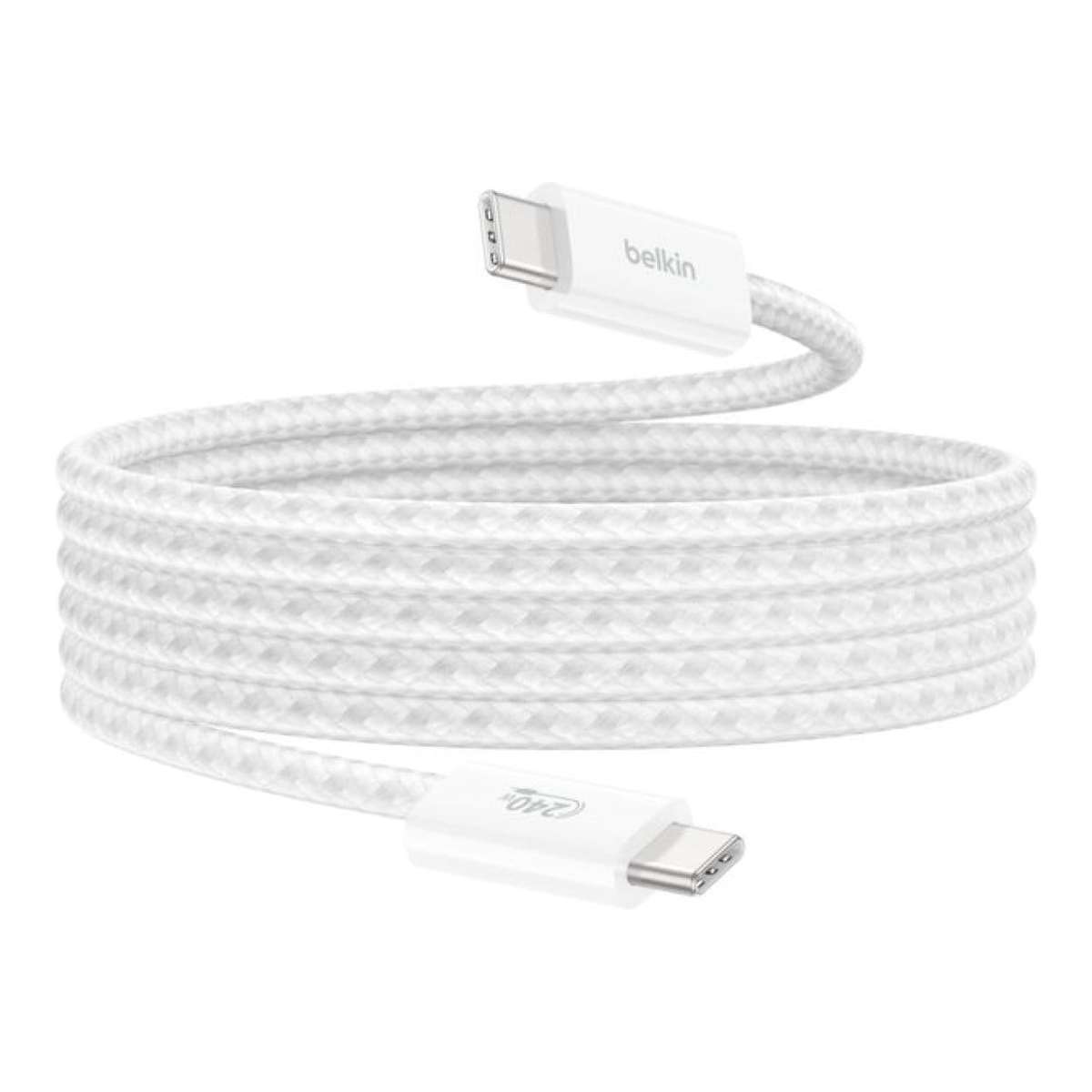 Belkin BoostCharge Type-C Male to Male USB Cable 1.5m White BBD009HQ05WH2PK