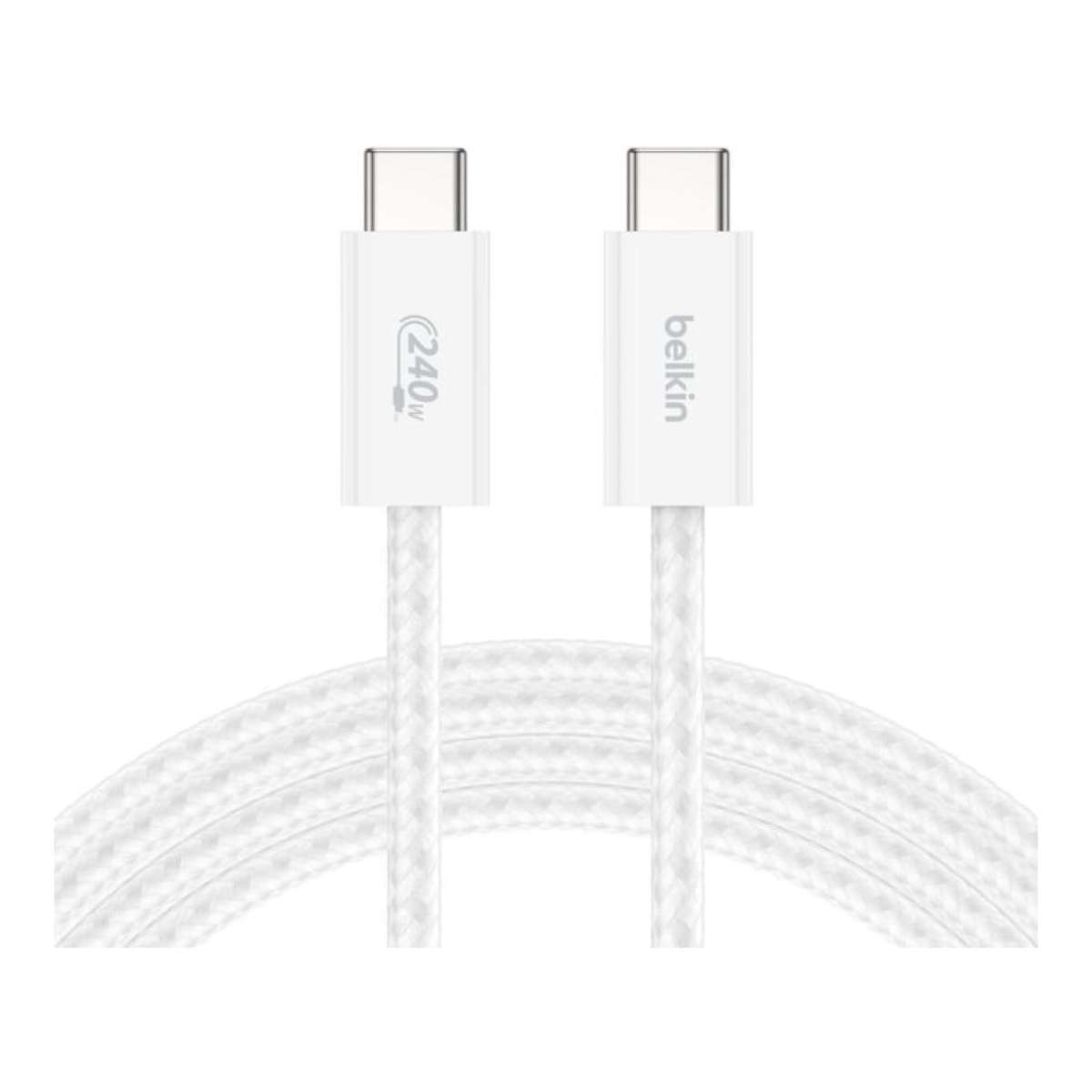 Belkin BoostCharge Type-C Male to Male USB Cable 1.5m White BBD009HQ05WH2PK