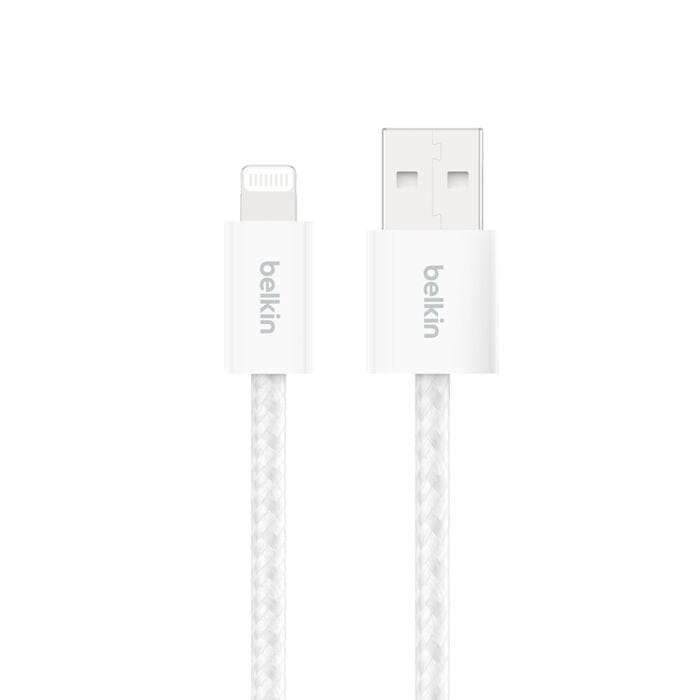 Belkin 2m BoostCharge USB-A Cable with Lightning Connector 2-Pack White BBD012HQ05WH2PK