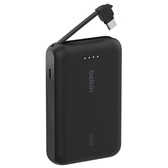 Belkin BoostCharge 10 000 mAh with USB-C Cable and Port Power Bank Black BPB021HQBK