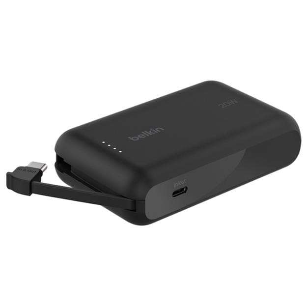 Belkin BoostCharge 10 000 mAh with USB-C Cable and Port Power Bank Black BPB021HQBK