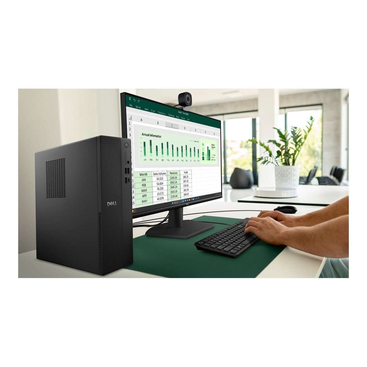 Dell Pro Slim Essential Desktop AI PC - Intel Core Ultra 5 225 512GB SSD 8GB RAM Win 11 Pro