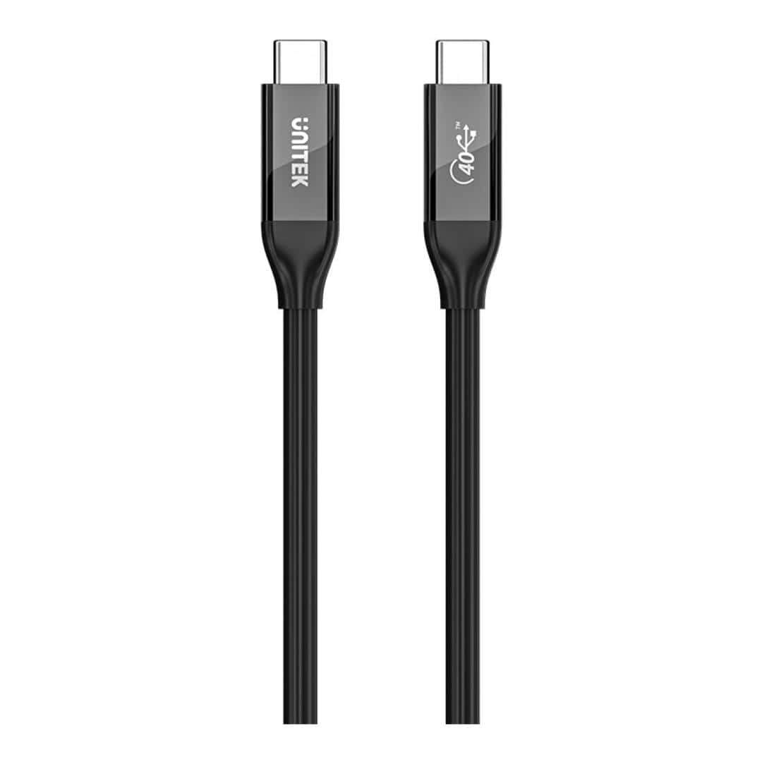 Unitek 2m 40GBPS 240W USB4 USB-C Cable C14100ABK01-2M