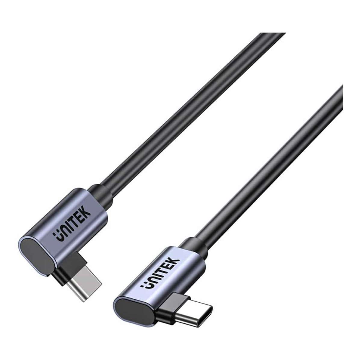 Unitek 50cm PD 100W USB-C Right Angle Cable C14147ABK01-0.5M