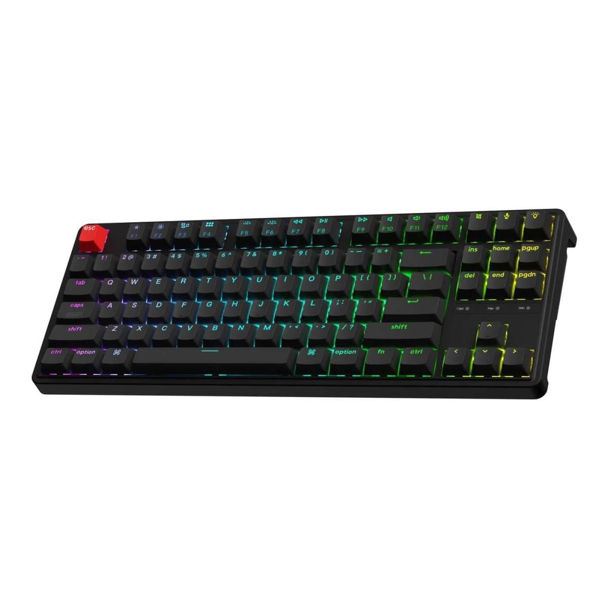 KeyChron C3 Pro 8K QMK Wired Custom Mechanical Keyboard - Black C3PX-H4