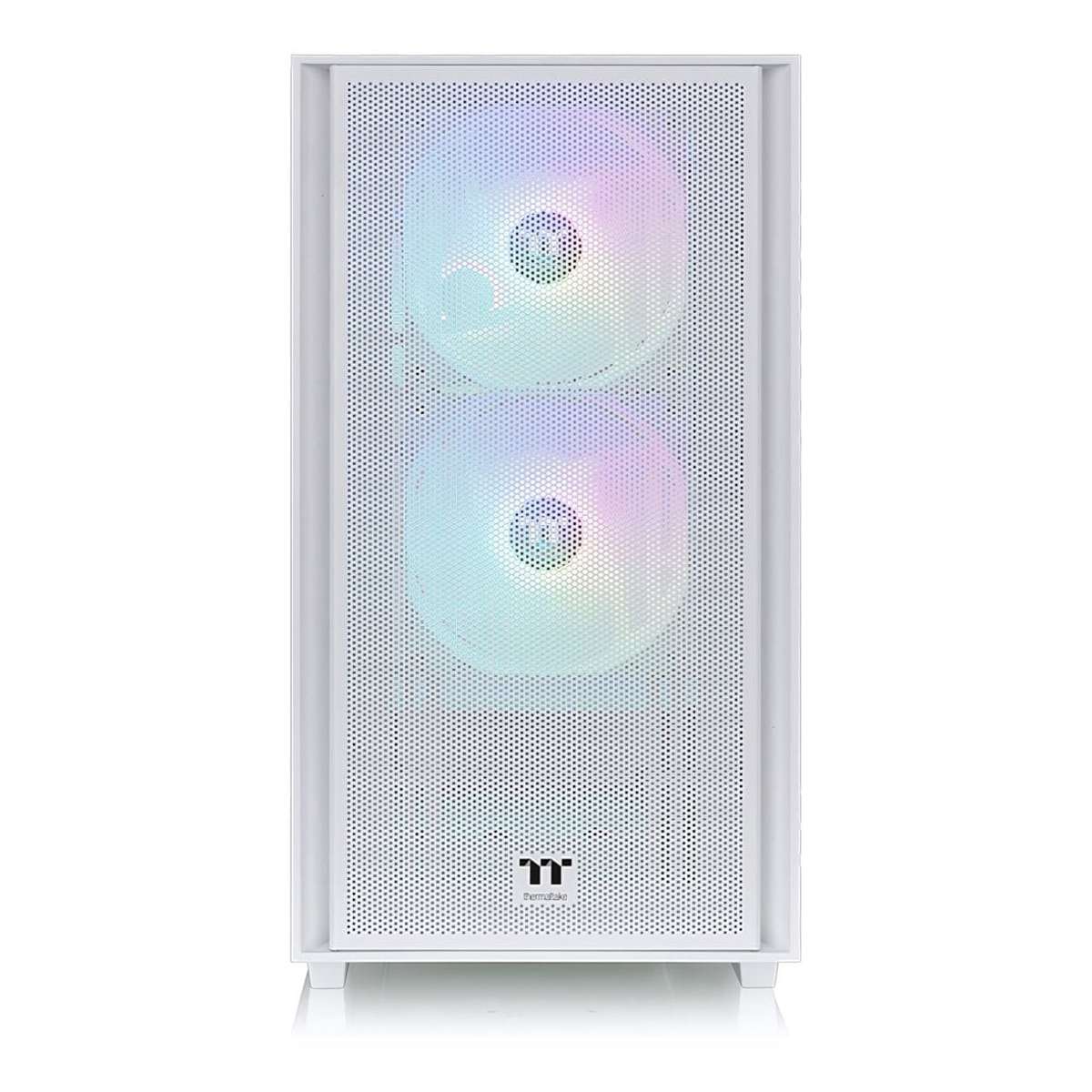 Thermaltake Versa H16 TG ARGB Micro Tower Snow Gaming PC Case CA-1Y8-00S6WN-01