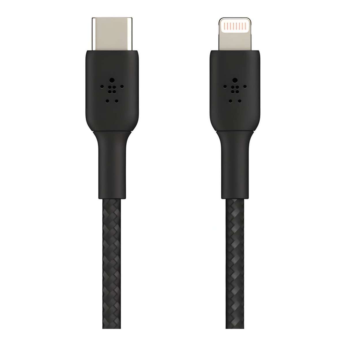 Belkin 2m BoostCharge Braided USB-C to Lightning Cable Black CAB004BT2MBK
