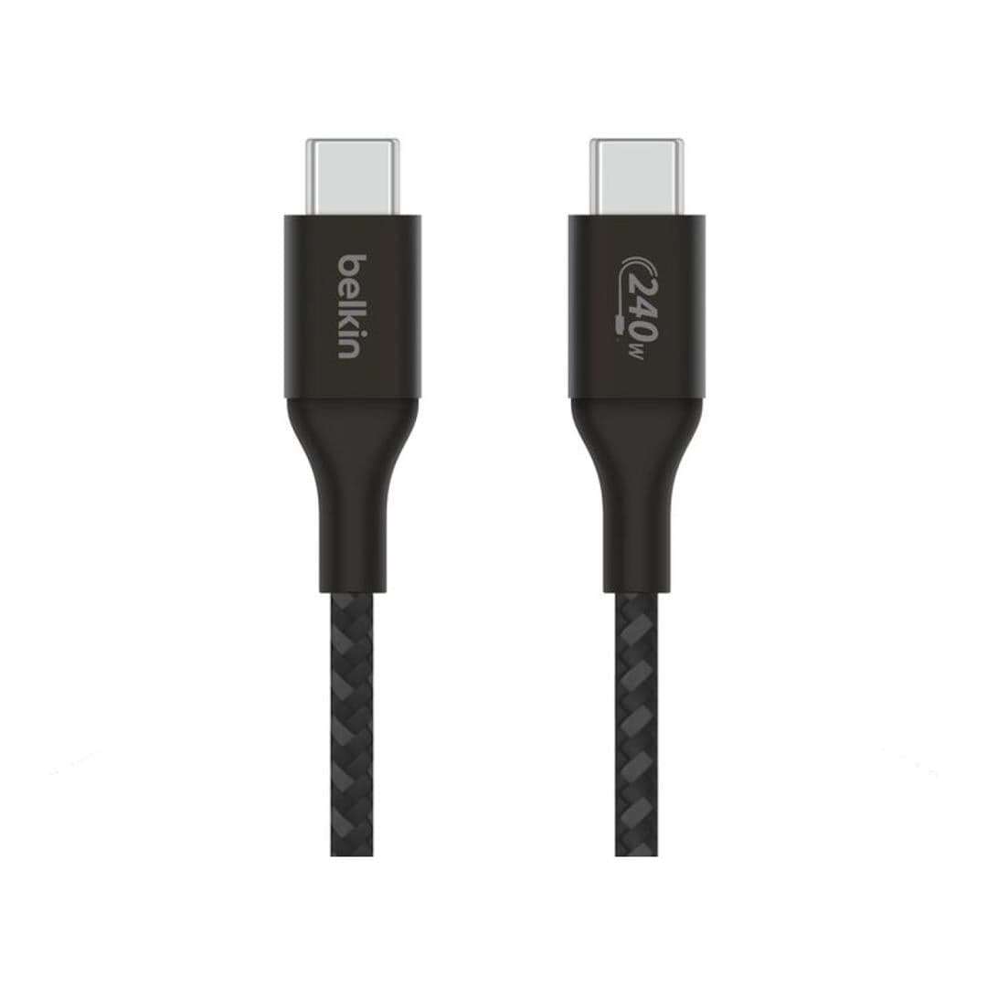 Belkin BoostCharge Type-C Male to Male USB Braided Cable 2m Black CAB015bt2MBK