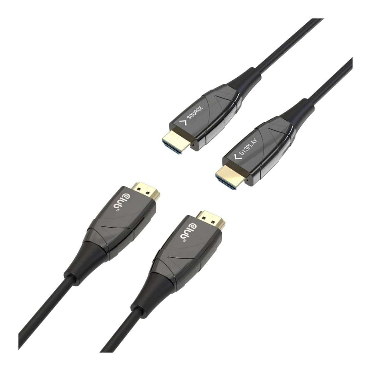 Club 3D 100m 4K 120HZ/8K 60HZ Ultra Uni-Direct AOC Cable Black CAC-1394
