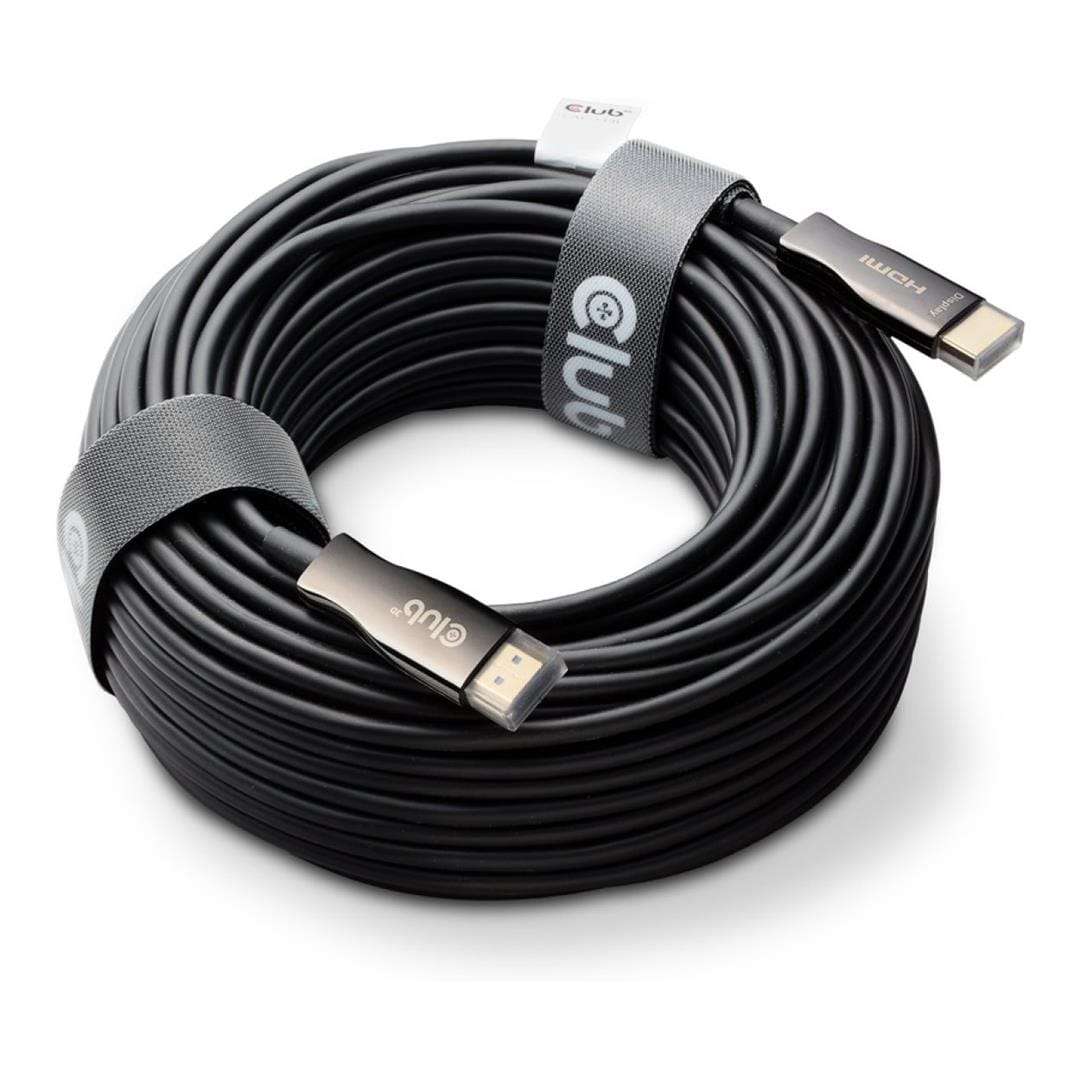 Club 3D 100m 4K 120HZ/8K 60HZ Ultra Uni-Direct AOC Cable Black CAC-1394