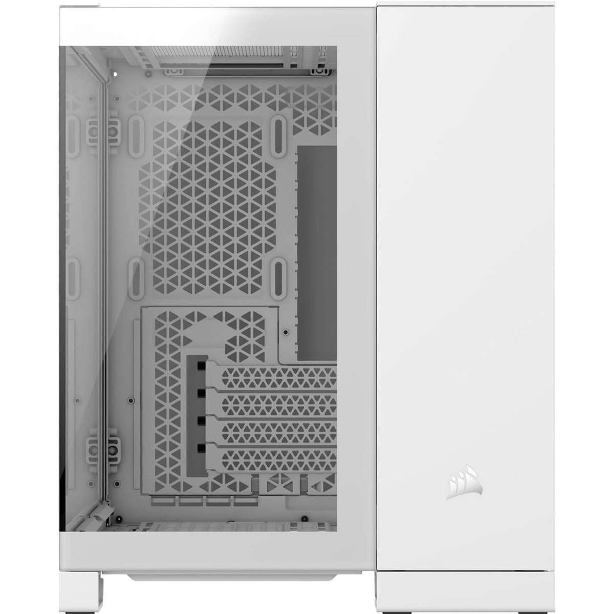 Corsair iCUE Link 2500X RGB Tempered Glass Steel Micro-ATX Mid-Tower Gaming PC Case - White CC-90...