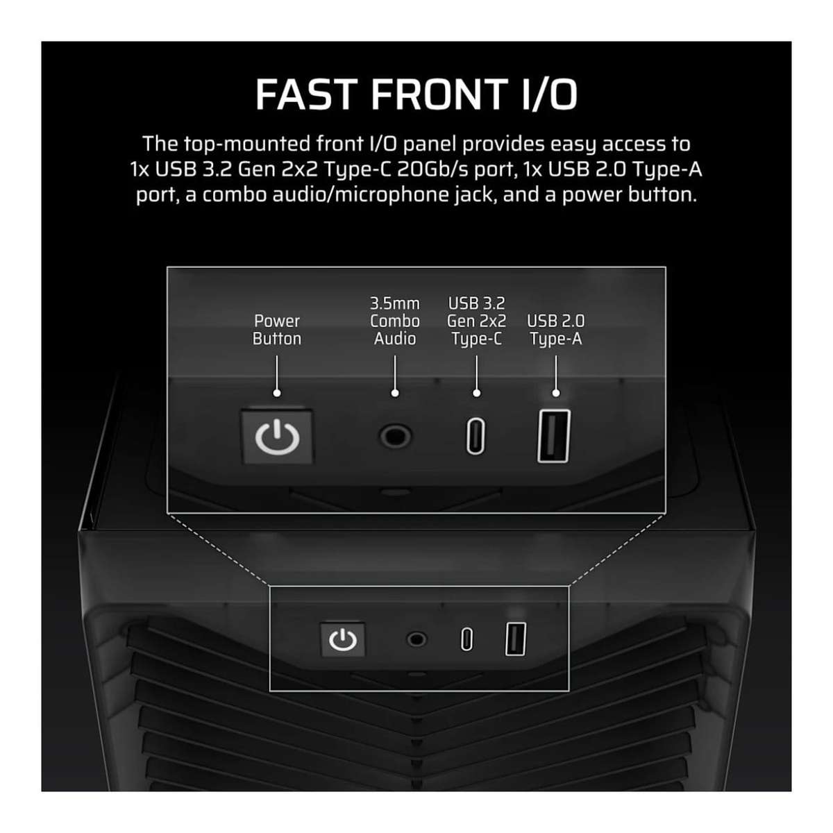 Corsair 3200D RS Mid-Tower PC Case Smoke CC-9011336-WW