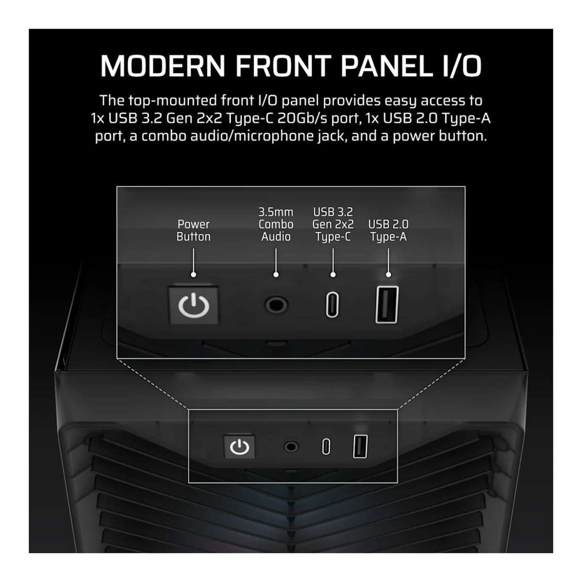 Corsair 3200D RS ARGB Mid-Tower PC Case Smoke CC-9011346-WW