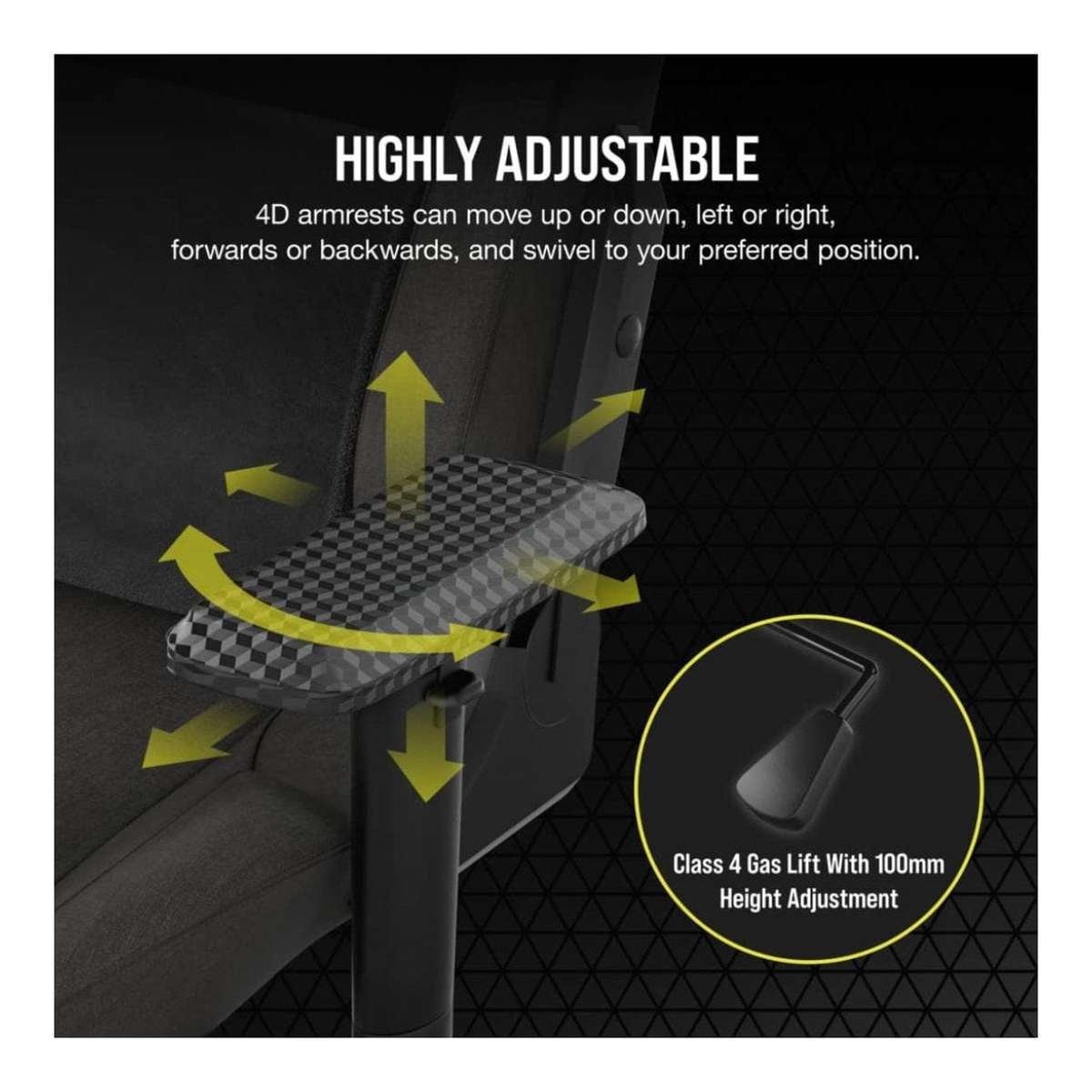 Corsair T3 RUSH Gaming Chair Charcoal CF-9010057-WW