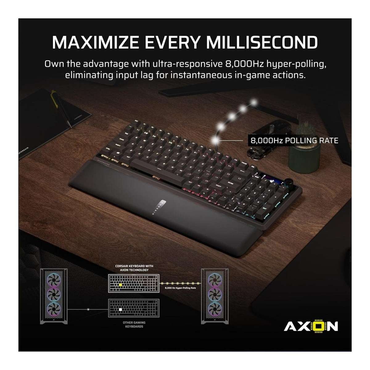 Corsair VANGUARD 96 Wired Gaming Keyboard Black CH-91E901F-NA