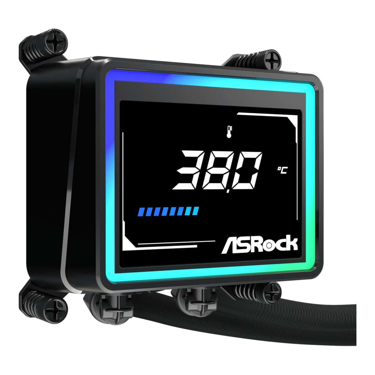 ASRock Challenger 360 Digital 360mm AIO Liquid CPU Cooler Black