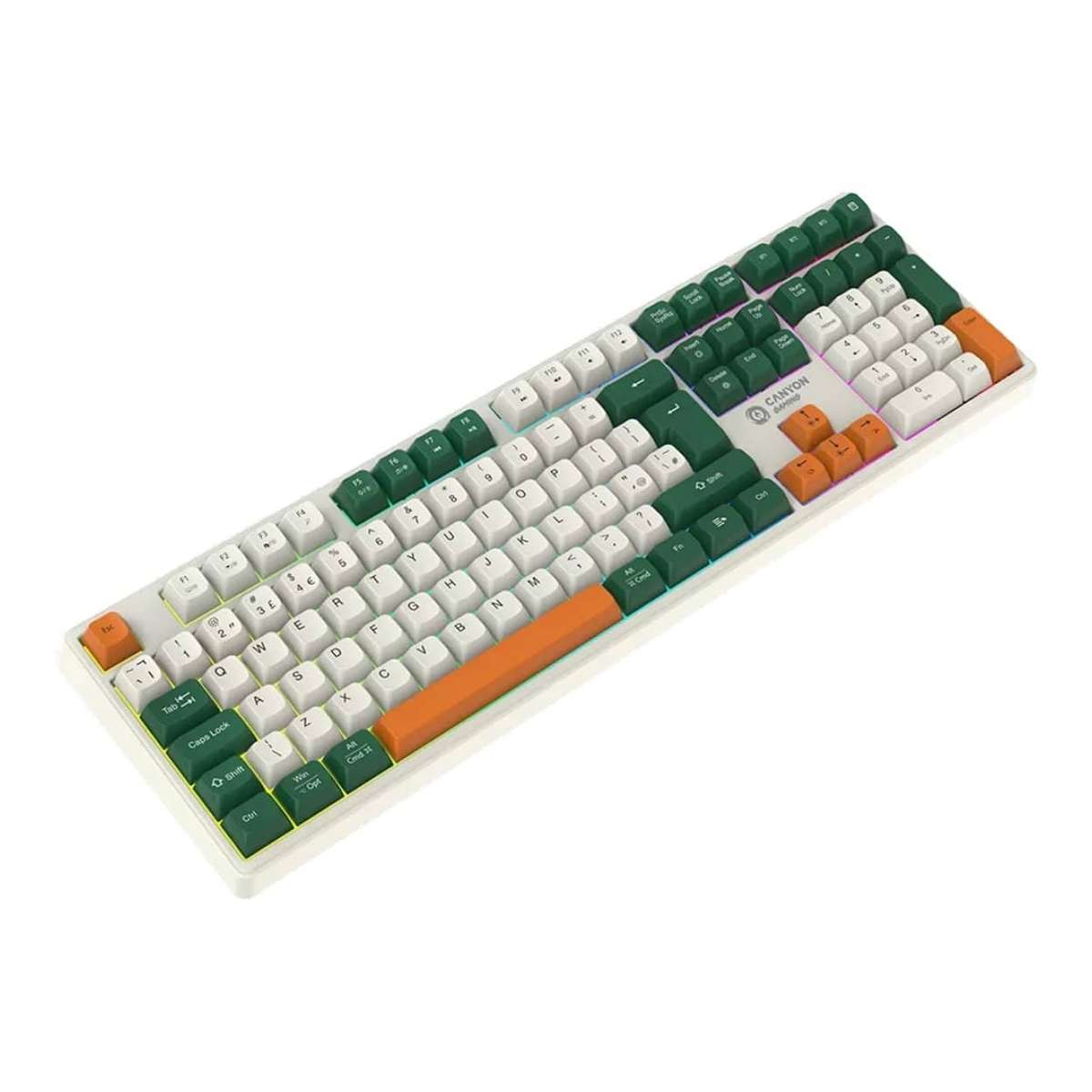 Canyon Shadder GKW-11RGB Wireless Keyboard White CND-SKBW11