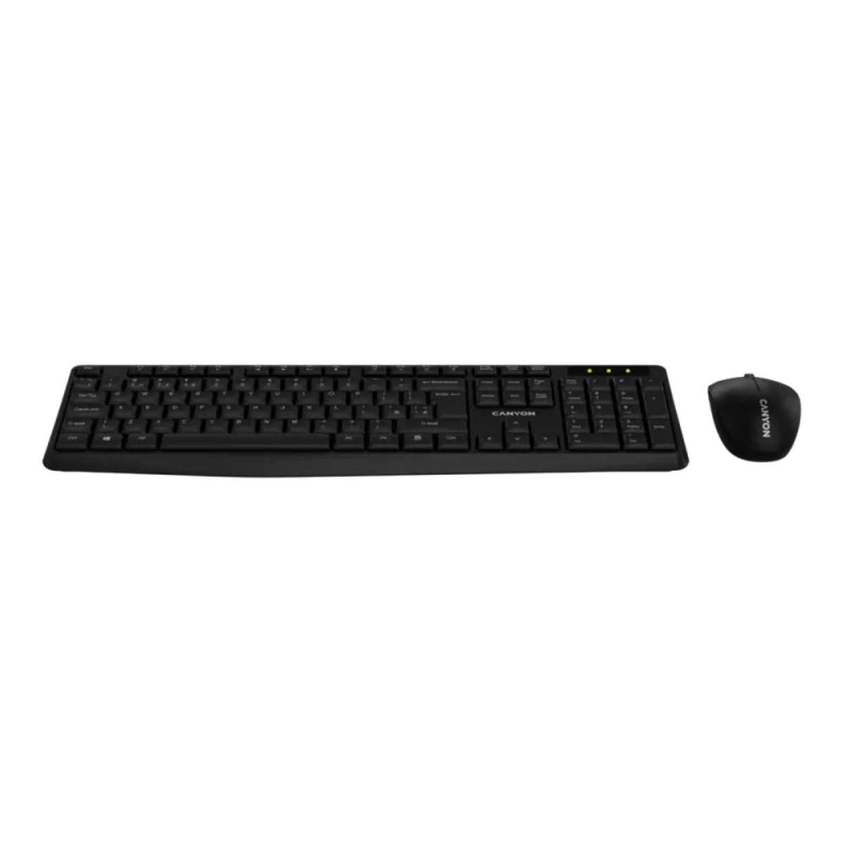 Canyon SET-W01 Wireless Keyboard and Mouse Combo Black CNE-HSETW01
