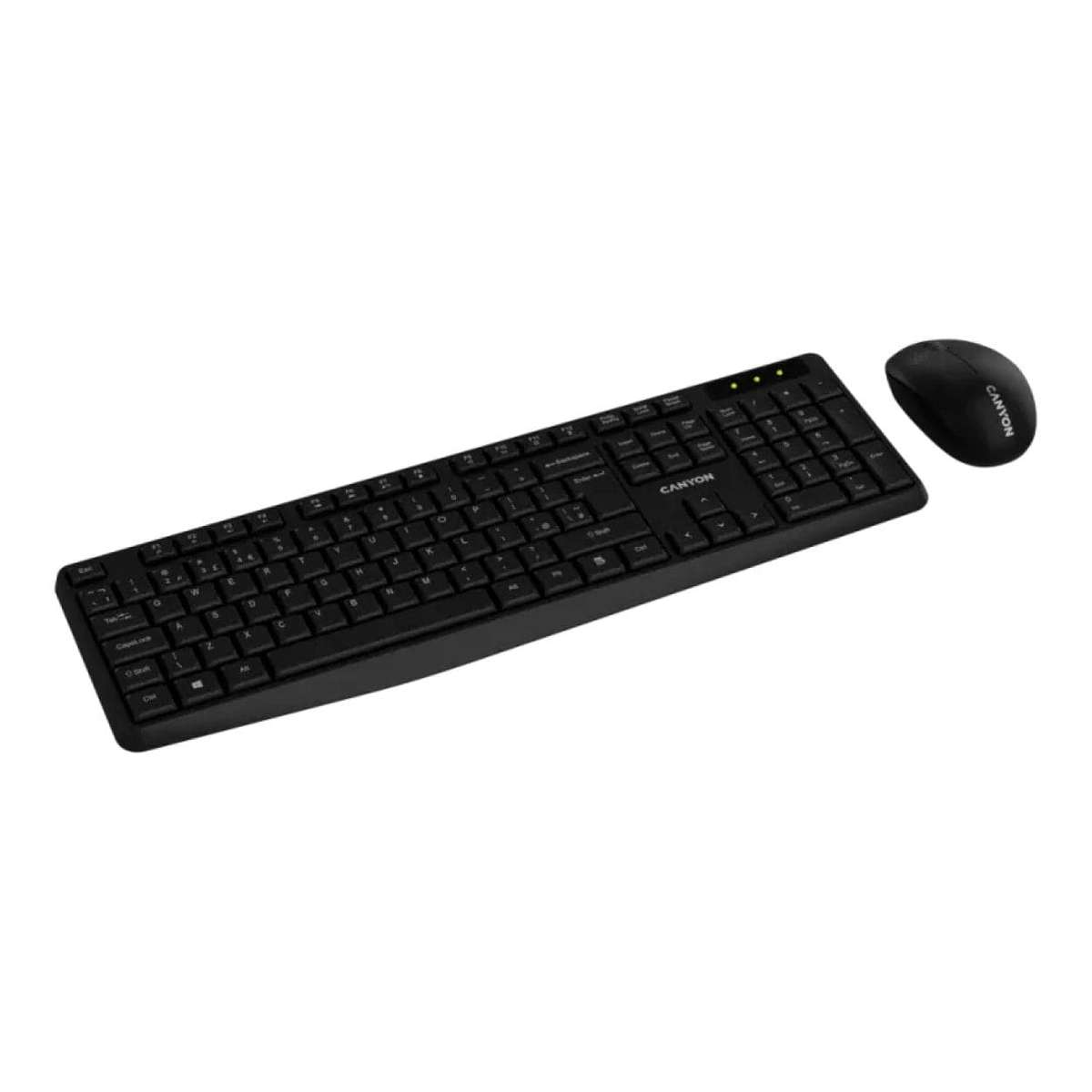Canyon SET-W01 Wireless Keyboard and Mouse Combo Black CNE-HSETW01