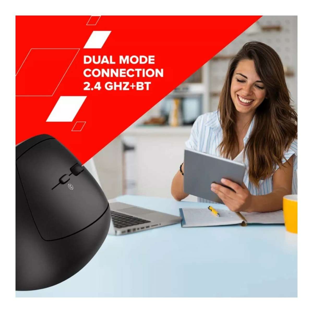 Canyon MW-25 Vertical Wireless Mouse Black CNS-CMSW25