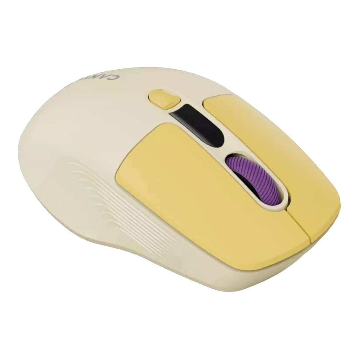 Canyon MW-26 LCD Wireless Silent Mouse Yellow CNS-CMSW26Y
