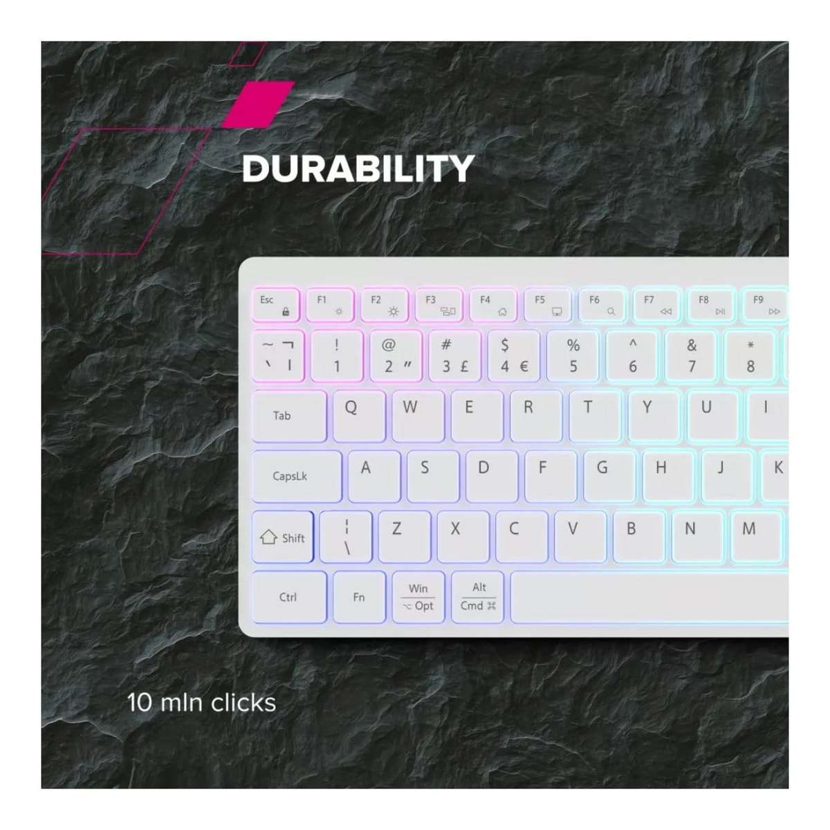 Canyon HKB-W11 RGB Wireless Keyboard Black CNS-HBTK11B