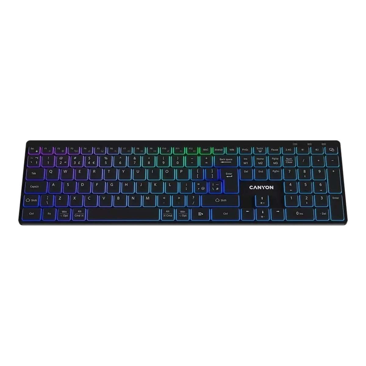 Canyon HKB-W11 RGB Wireless Keyboard Black CNS-HBTK11B