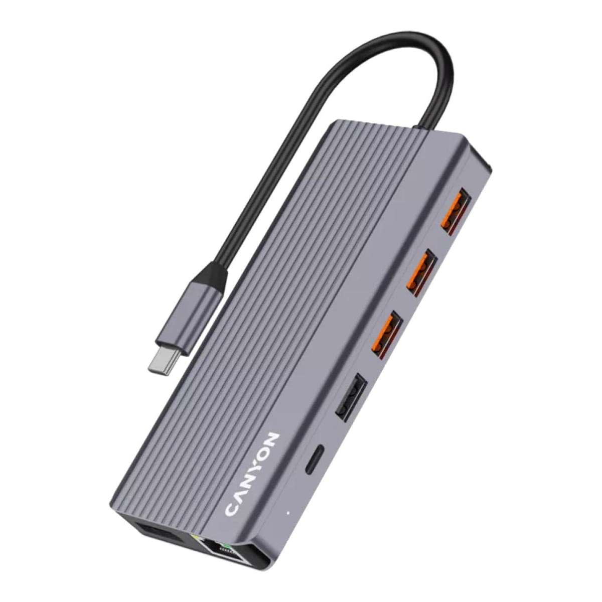 Canyon DS-16 13-in-1 Type-C Ethernet Hub Grey CNS-TDS16