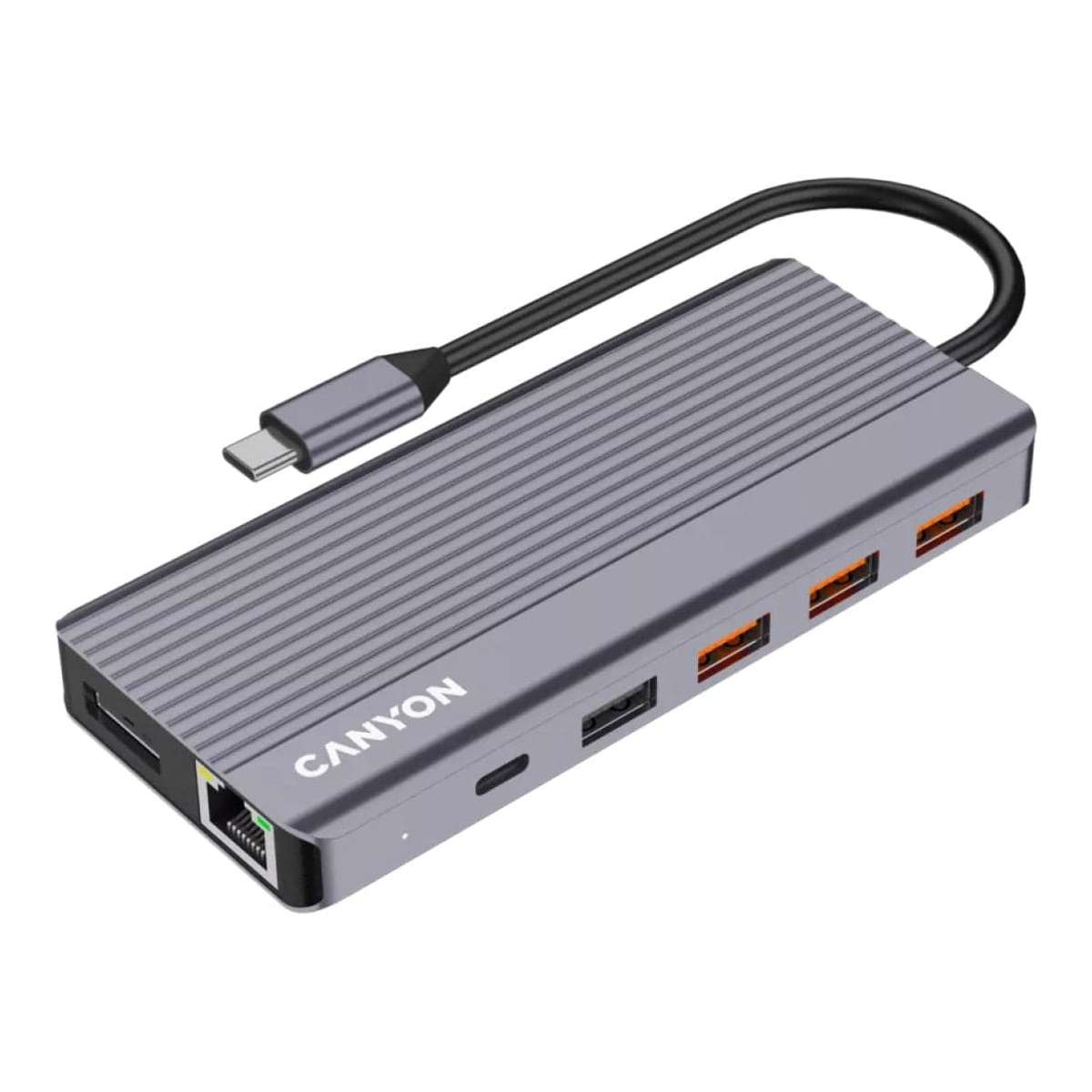 Canyon DS-16 13-in-1 Type-C Ethernet Hub Grey CNS-TDS16