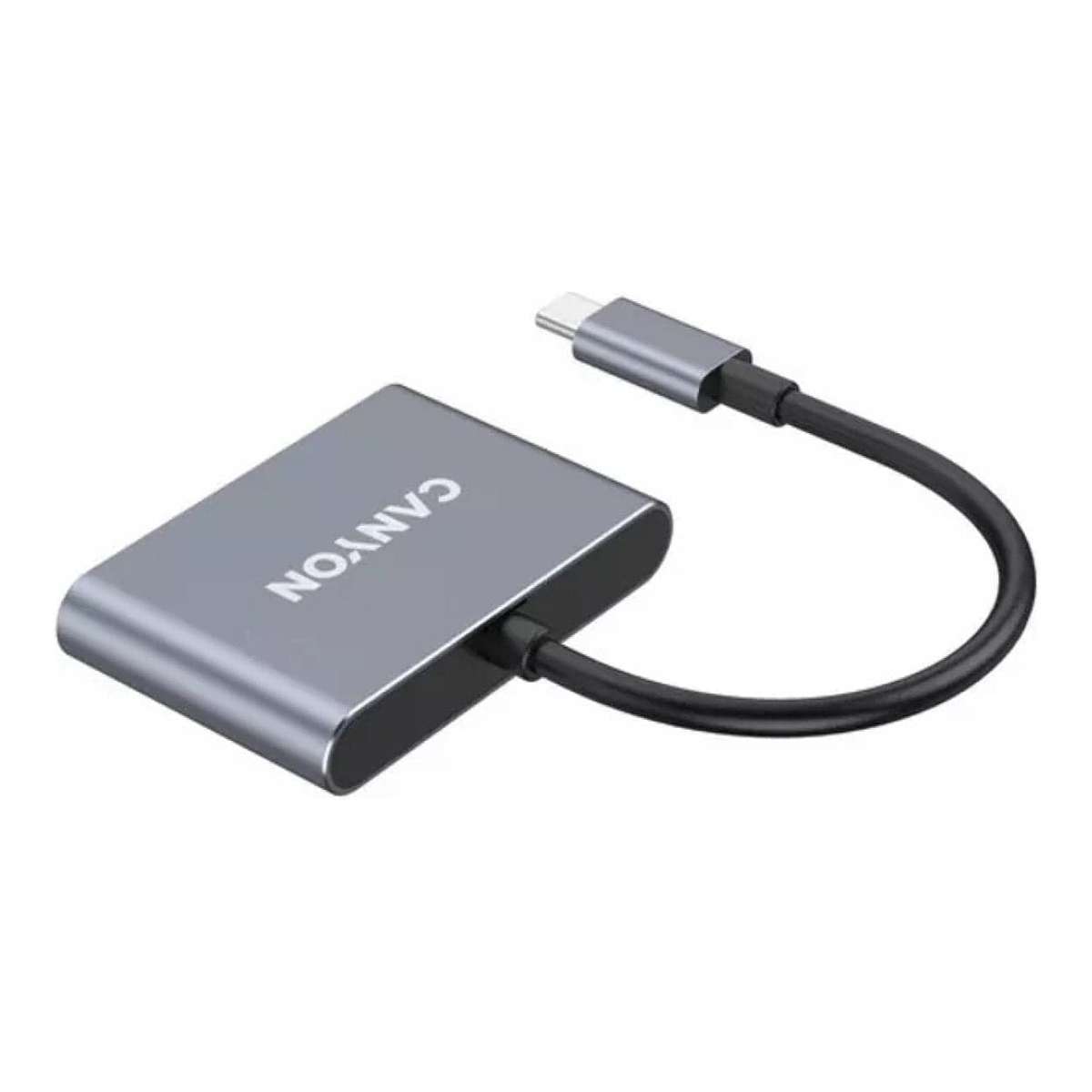 Canyon DS-3 3-in-1 Type-C Hub Dark Grey CNS-TDS3