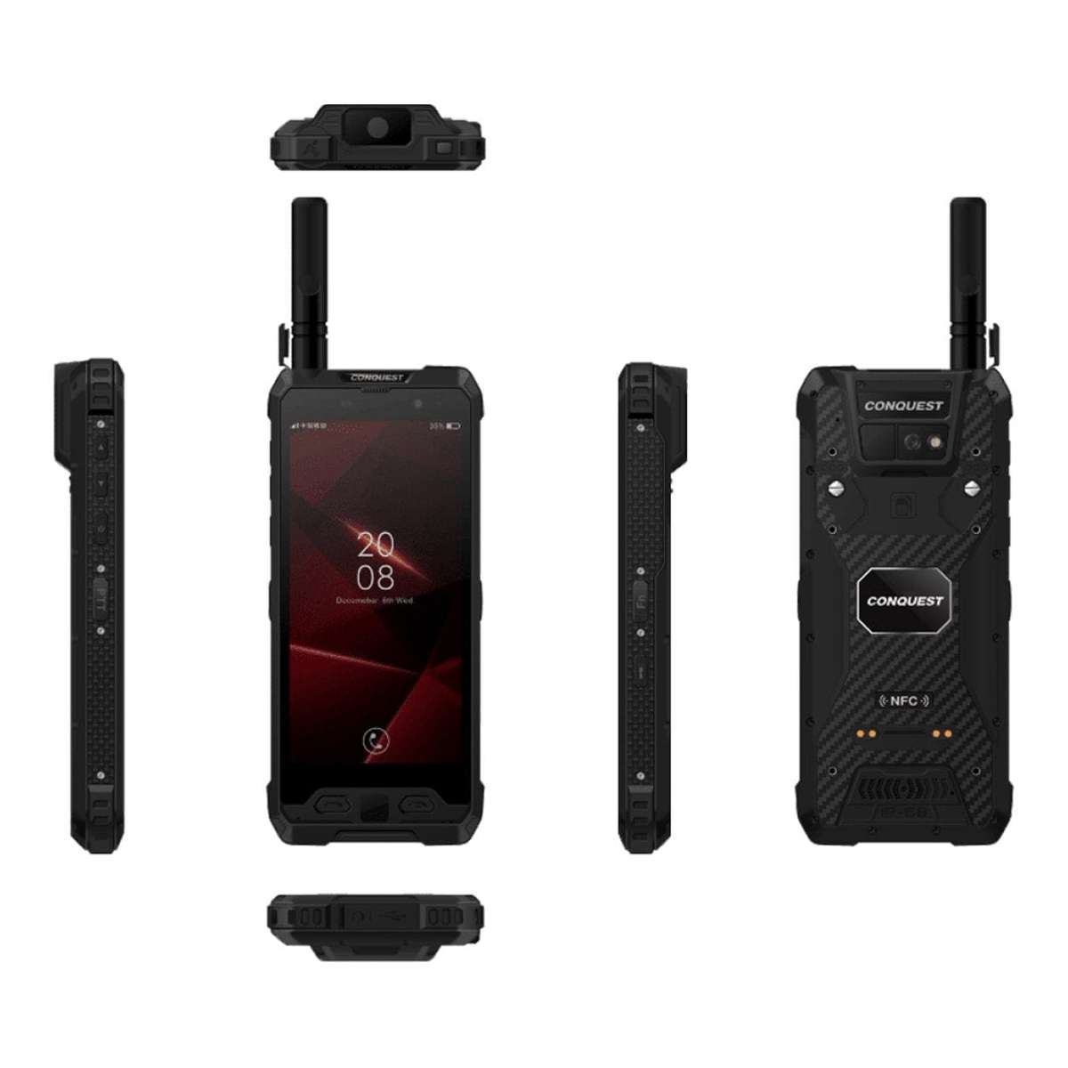 Conquest S29 5G Rugged 5.7-inch Intrinsically Safe Smartphone - MediaTek 800 128GB ROM 6GB RAM An...