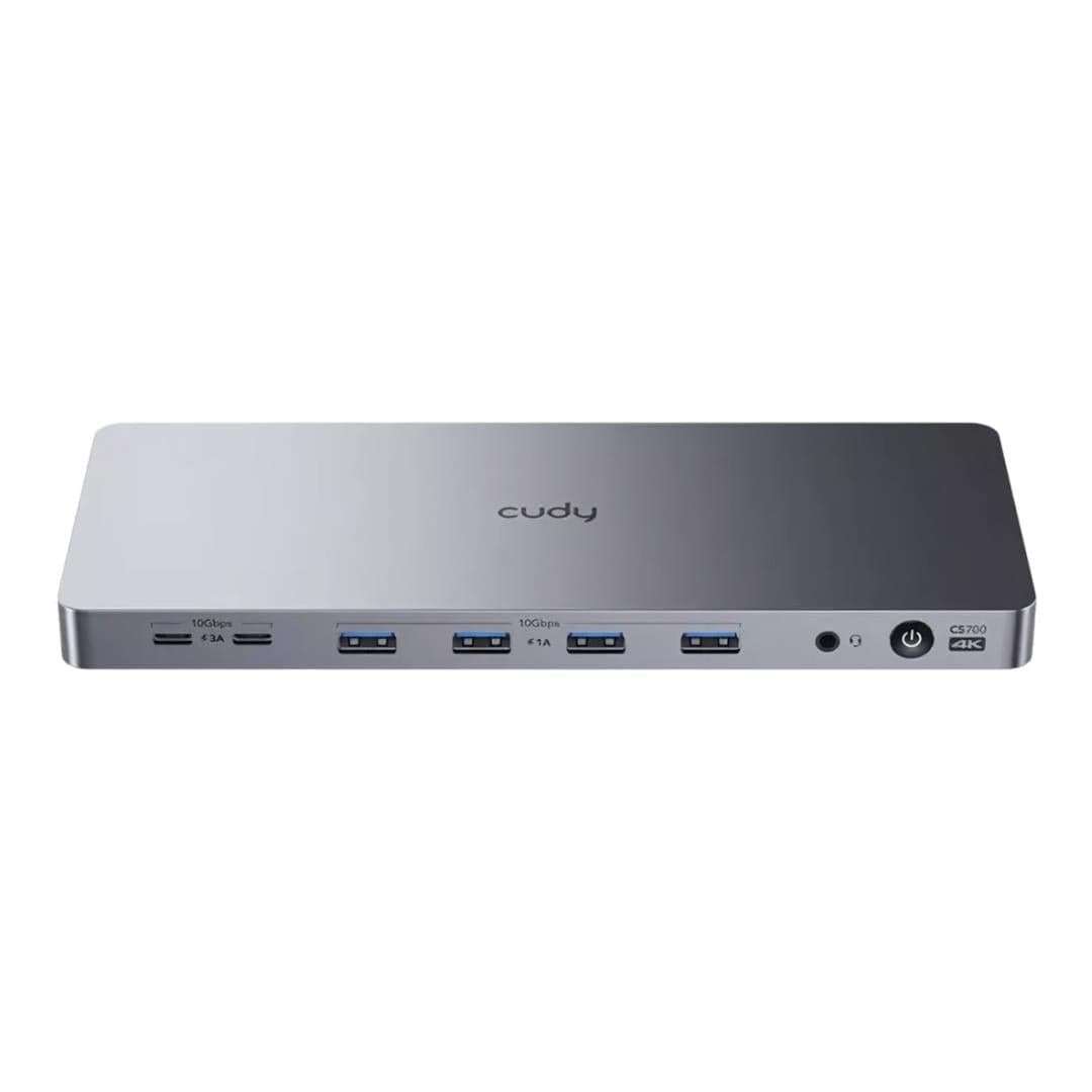 Cudy CS700 Dual 4K 10Gbps USB-A & USB-C Gigabit Ethernet Docking Station