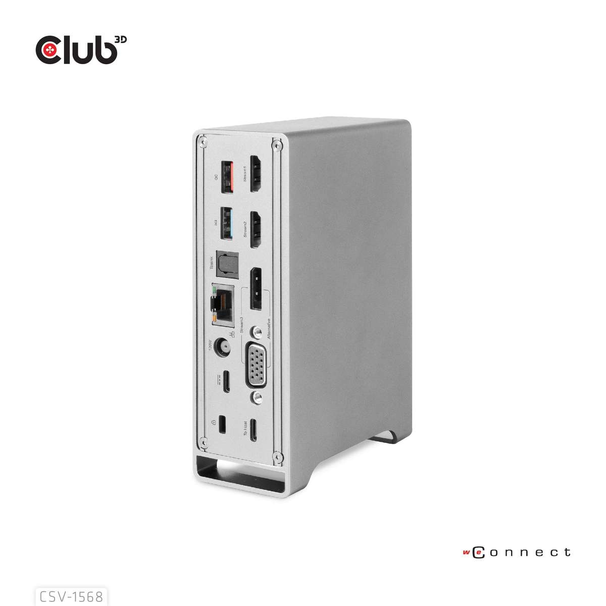 Club 3D Gen2 Type-C with Smart PD Charging Dock Station CSV-1568